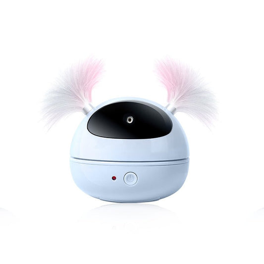 Interactive Cat Toy with Feather Teasers and Laser - View 1