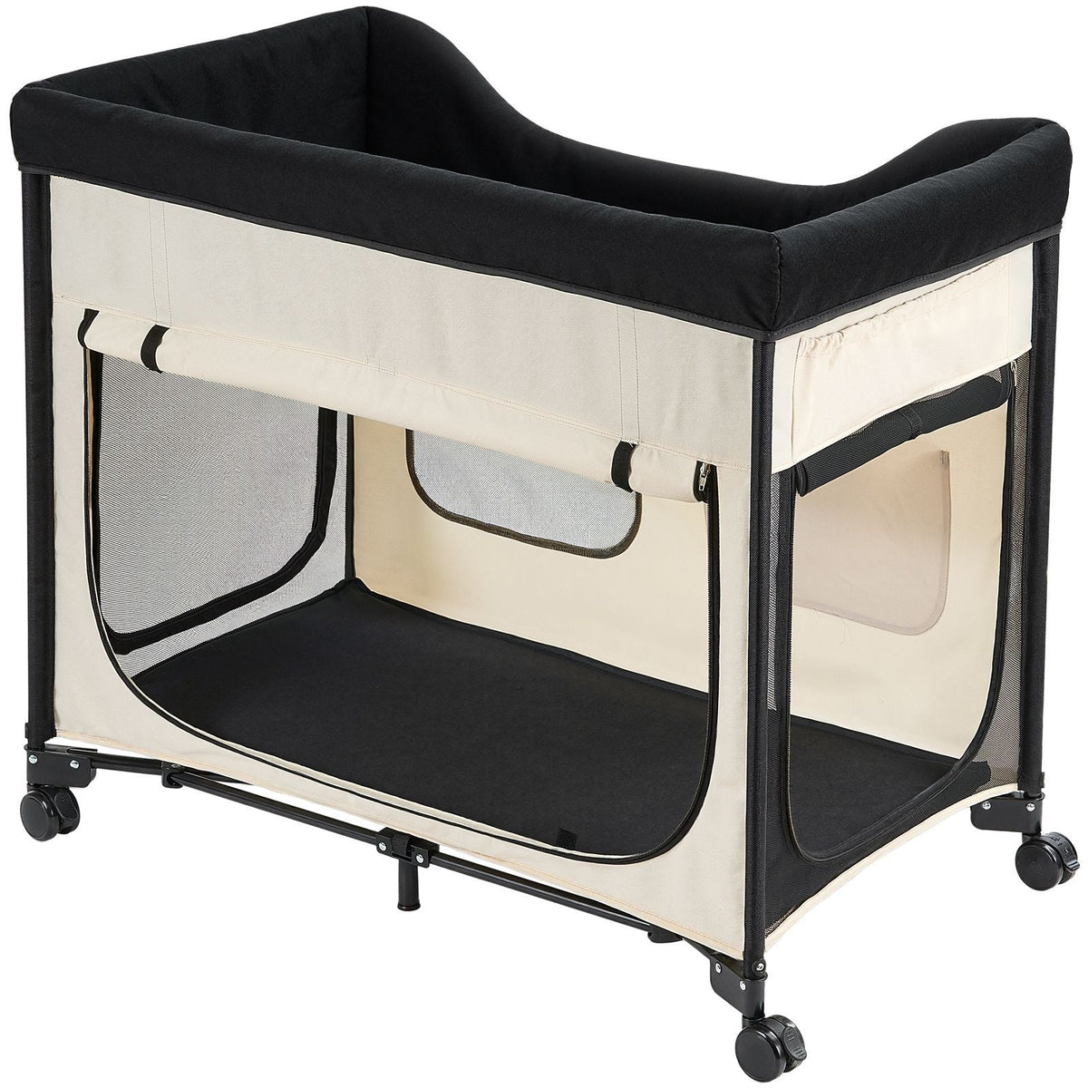 Foldable Bunk-Style Pet Bed with Steel Frame - View 4