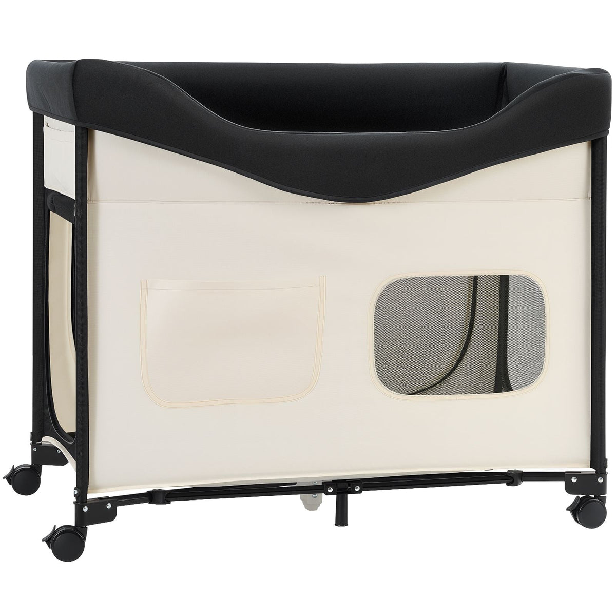Foldable Bunk-Style Pet Bed with Steel Frame - View 2