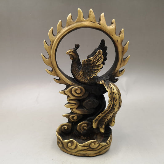 Gold-Tone Backflow Incense Burner
