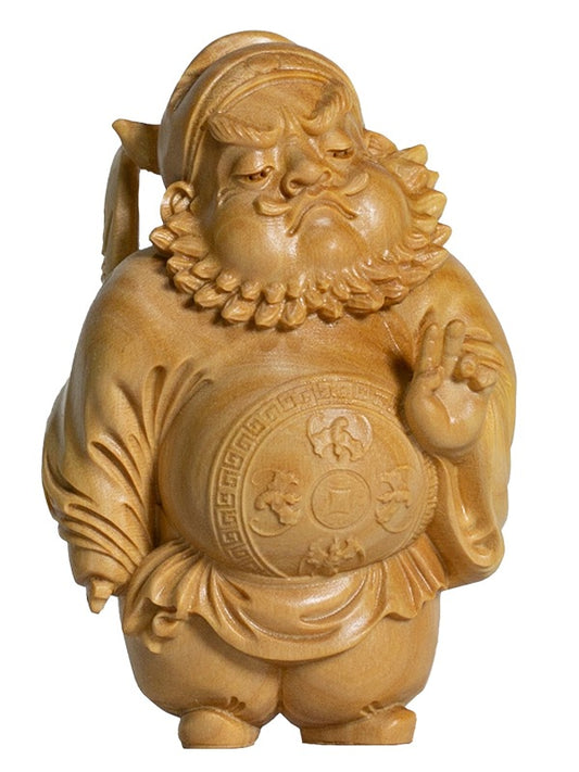 Carved Wooden Figure Ornament