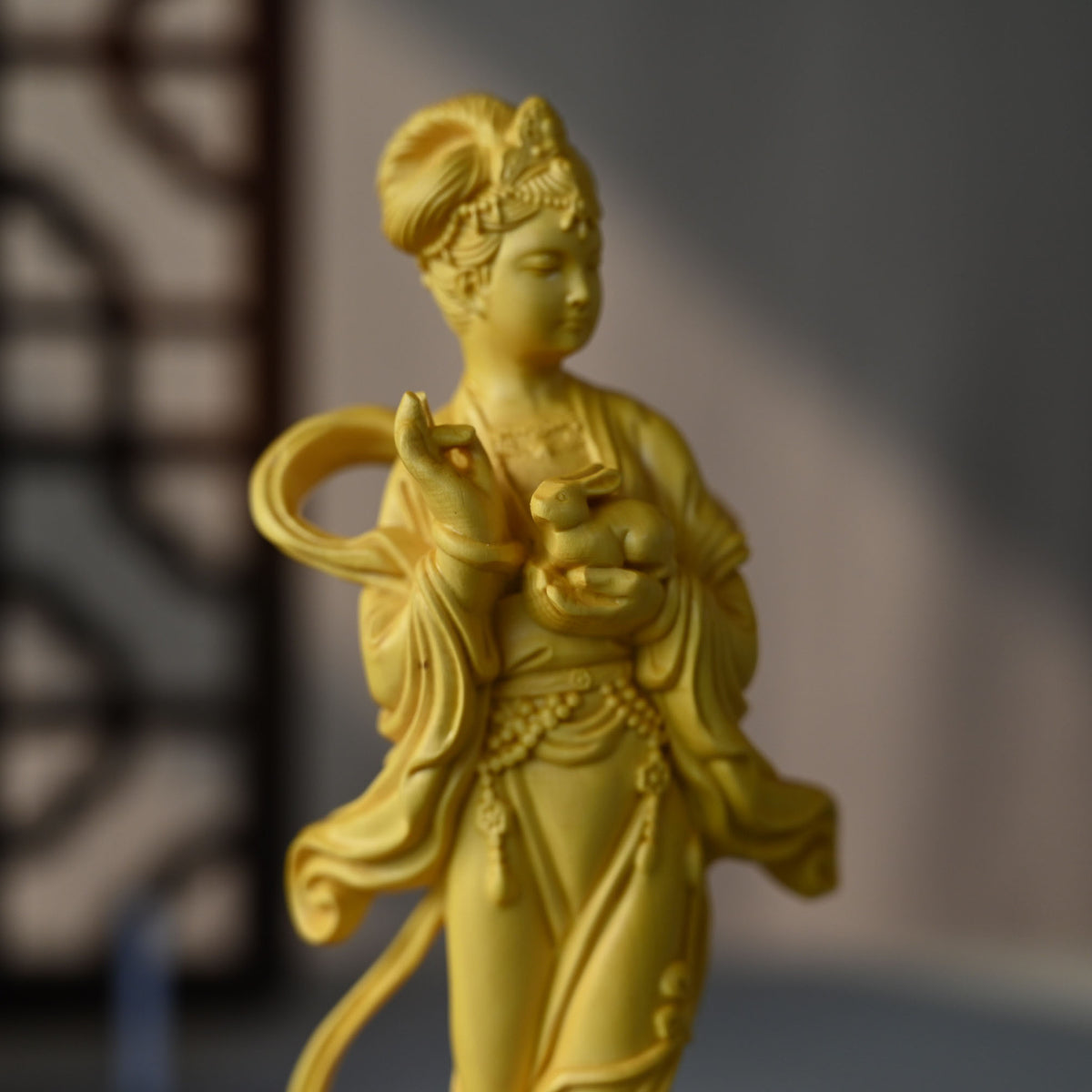 Chang’e Wood Figurine