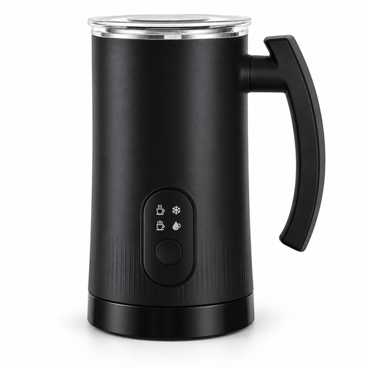 Black FG-M03 4-in-1 Electric Milk Frother with Heating - product view