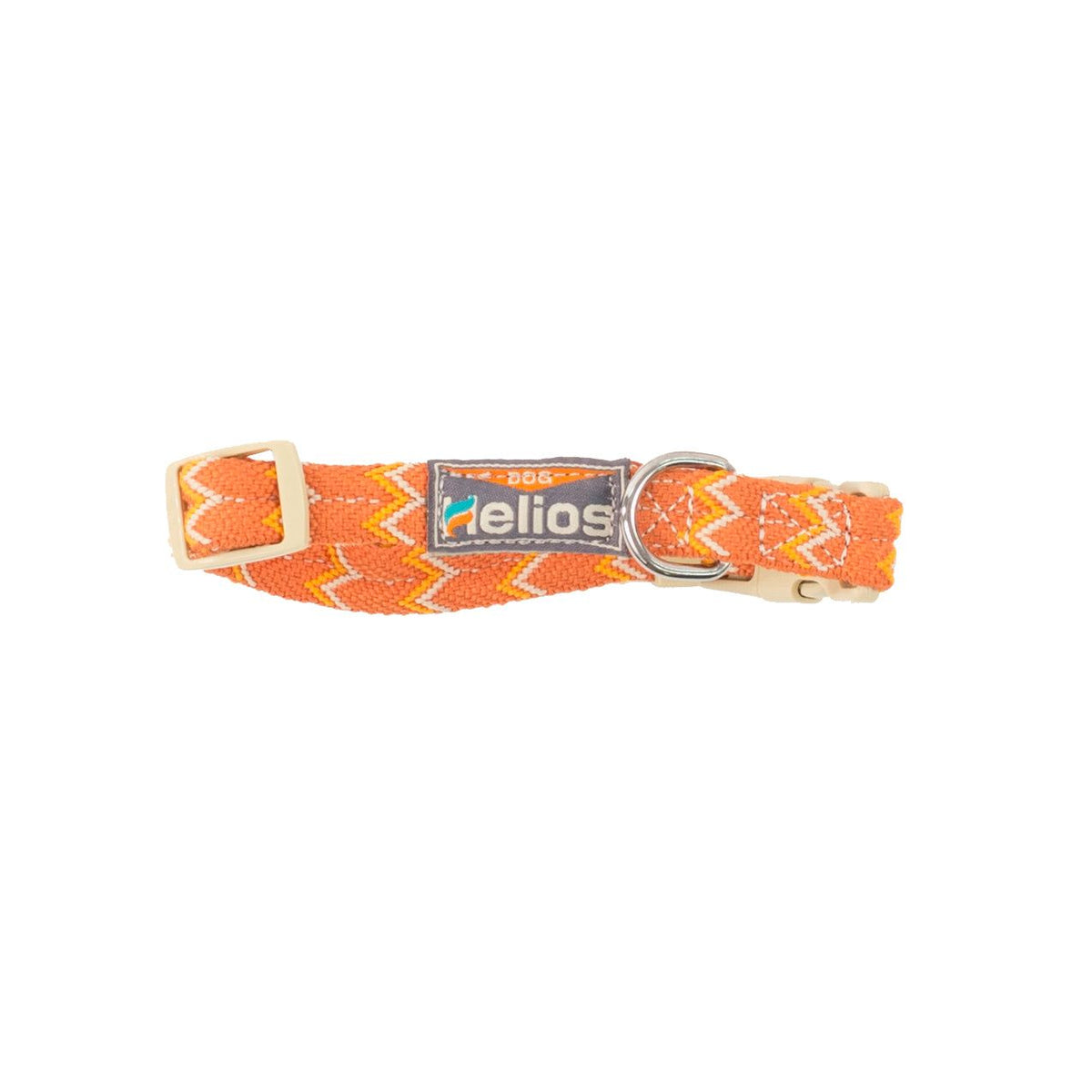 Orange Dog Collar and Leash Set with Padded Handle - View 3