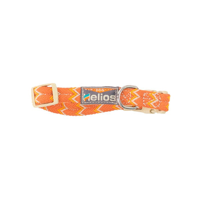 Orange Dog Collar and Leash Set with Padded Handle - View 3