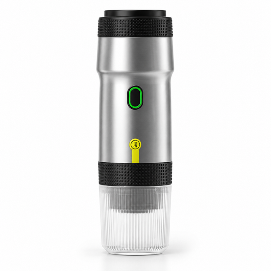 Silver JN-01 Portable Capsule and Ground Coffee Maker - product view