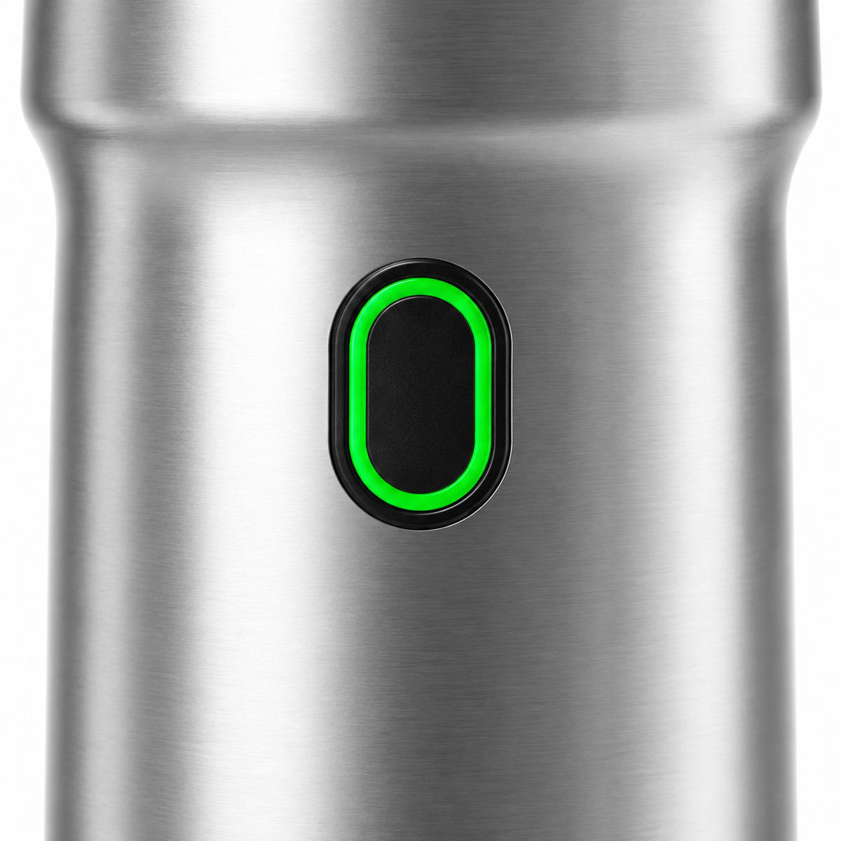 Silver JN-01 Portable Capsule and Ground Coffee Maker - control and finish detail