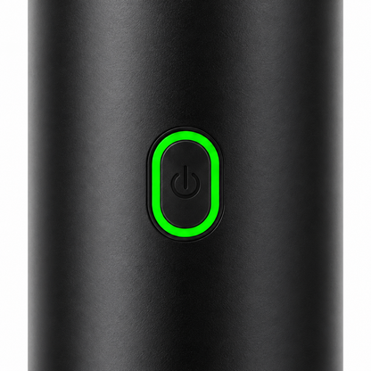 Black JN-02 USB-C Portable Capsule and Ground Coffee Maker - control and finish detail