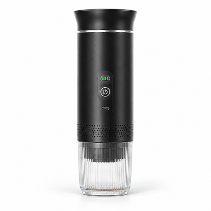 Black JN-02 Pro Portable Coffee Maker with LED Display - product view