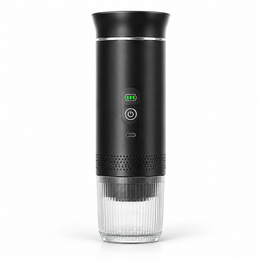Black JN-02 Pro Portable Coffee Maker with LED Display - product view
