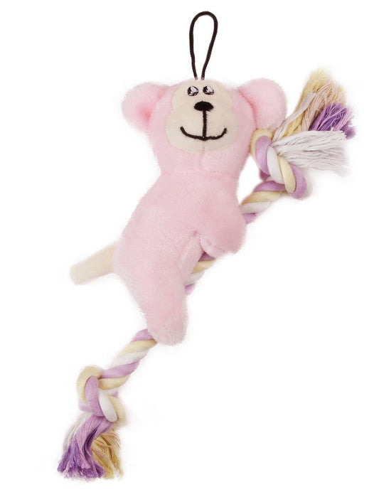 Plush Animal Toy with Jute Rope for Dogs - View 2