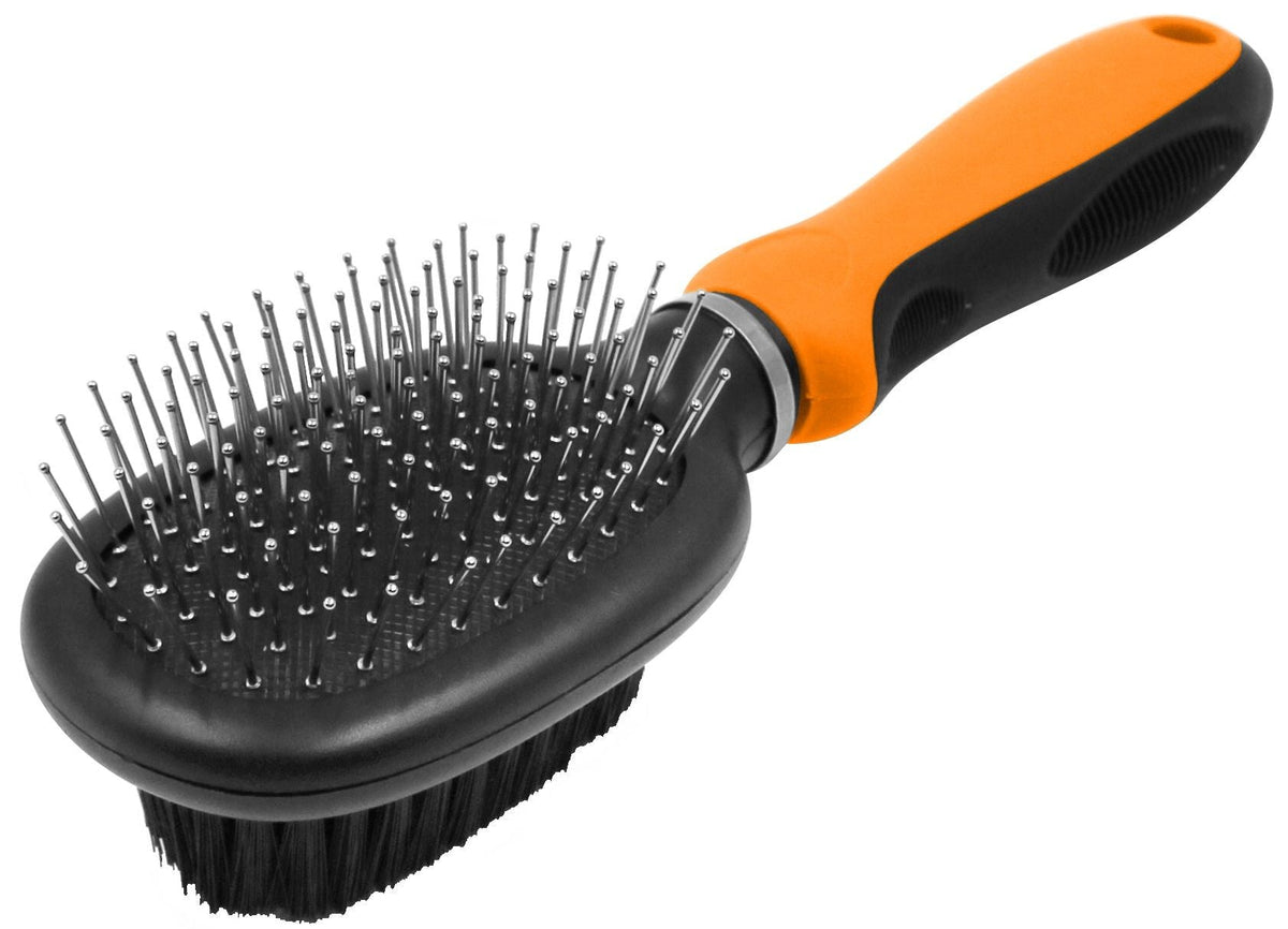 Double-Sided Pin and Bristle Pet Brush - View 1