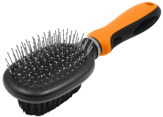 Double-Sided Pin and Bristle Pet Brush - View 1