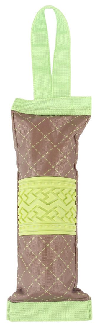 Fabric Bottle Holder Dog Toy with Carry Loop - View 3
