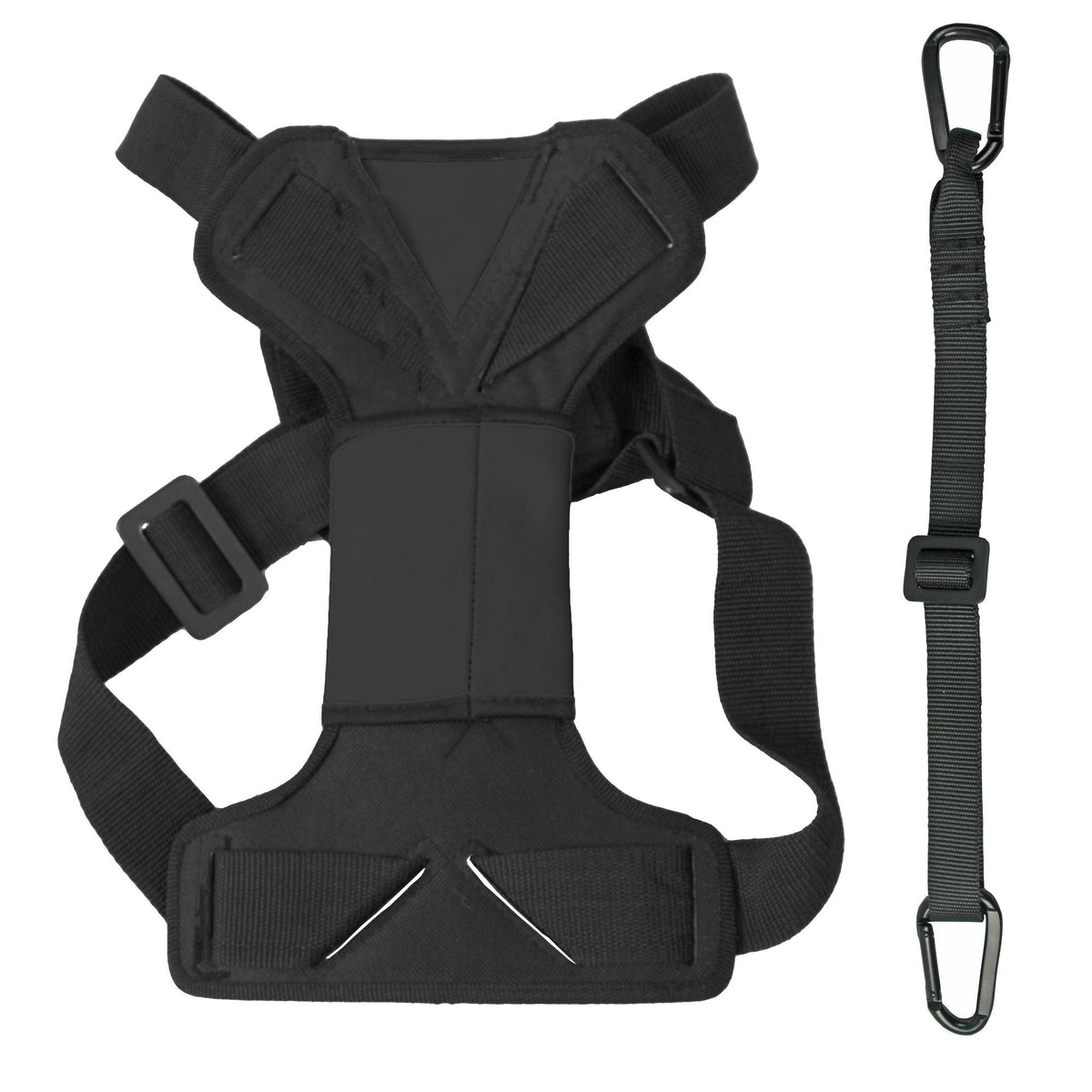 Pet Car Harness with Detachable Tether - View 1