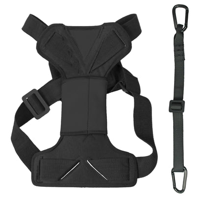 Pet Car Harness with Detachable Tether - View 1