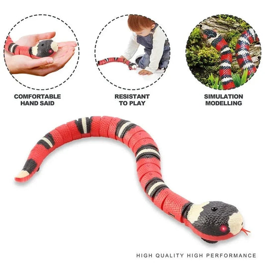 USB Rechargeable Moving Snake Cat Toy - View 2