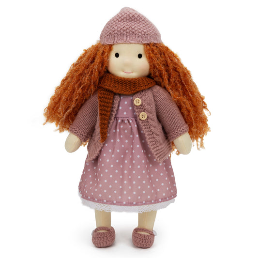 Gabrielle - Handmade Cloth Doll