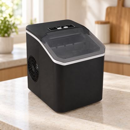 Black YH-16M Countertop Bullet Ice Maker with Touch Controls - lifestyle view